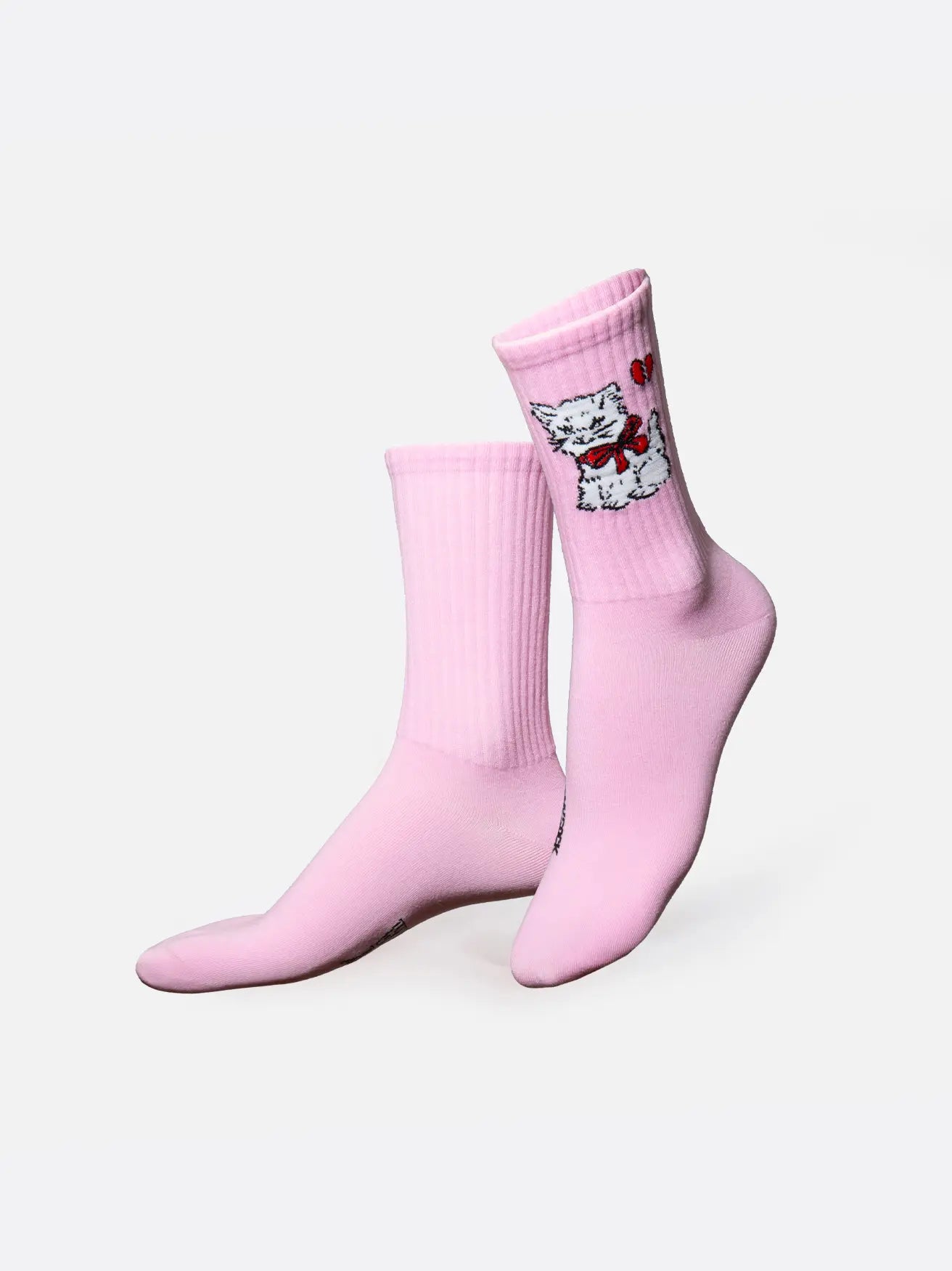 Socks - Vintage Pink Cat