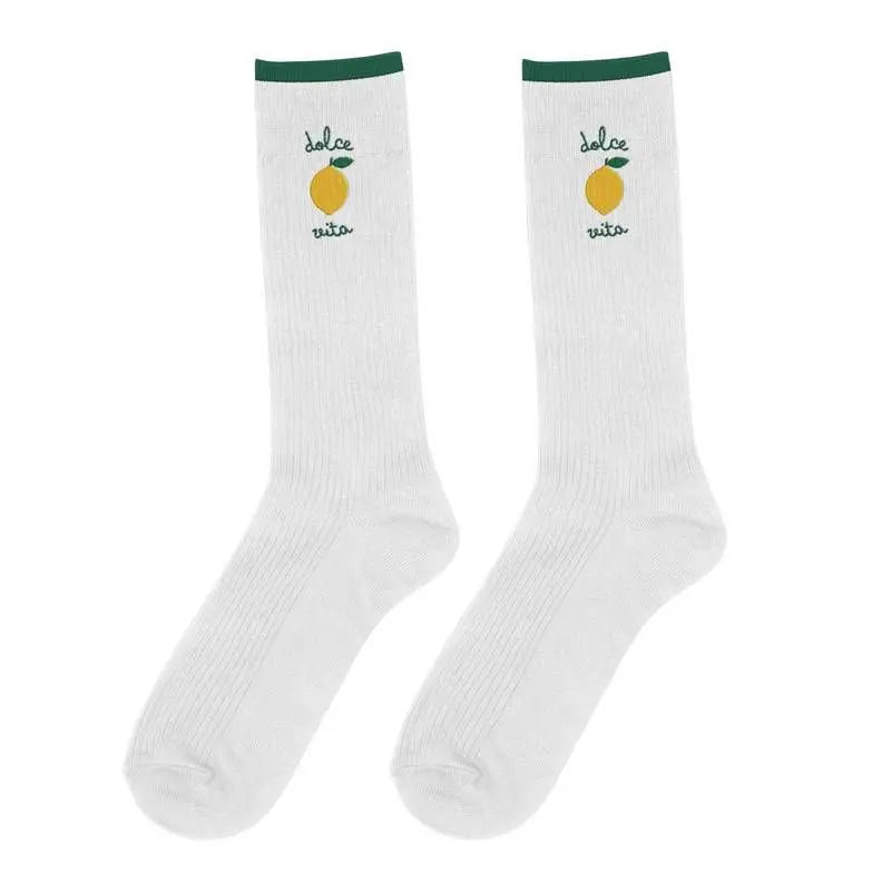 Dolce Vita Embroidered Socks
