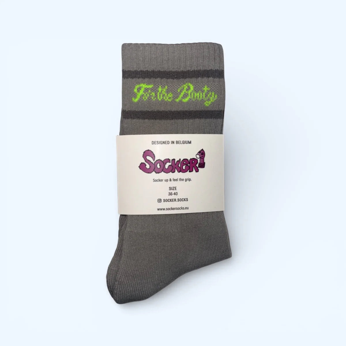 Sokken For the Booty Grijs