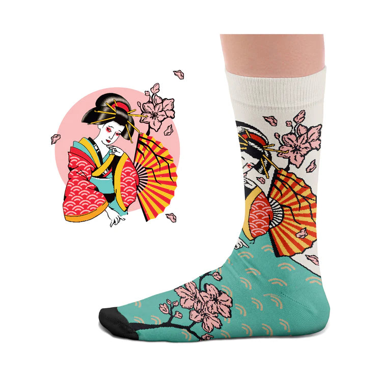 Socks - Geisha tattoo