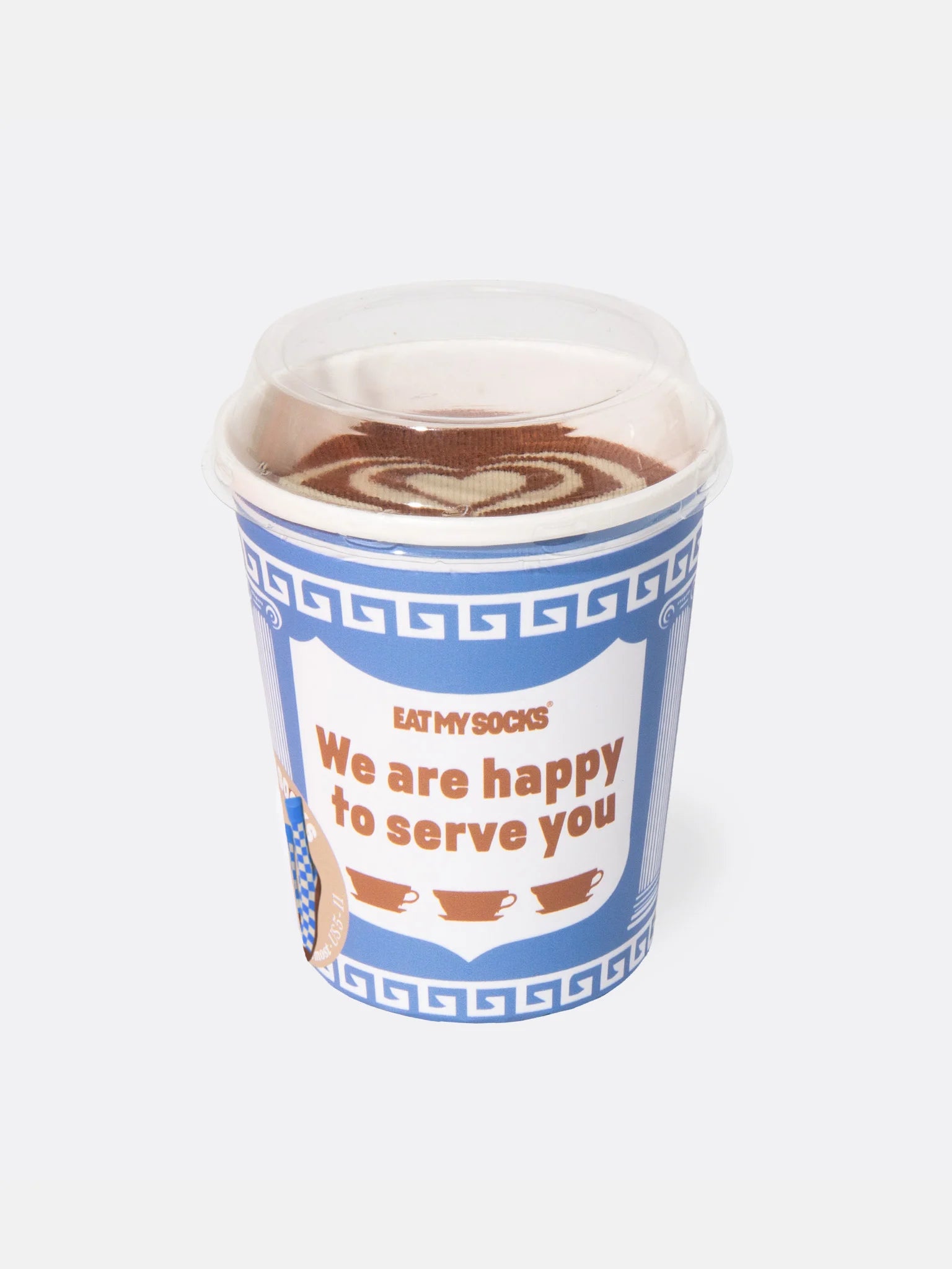 Socks - New York cafe "We Are Happy To Serve You"