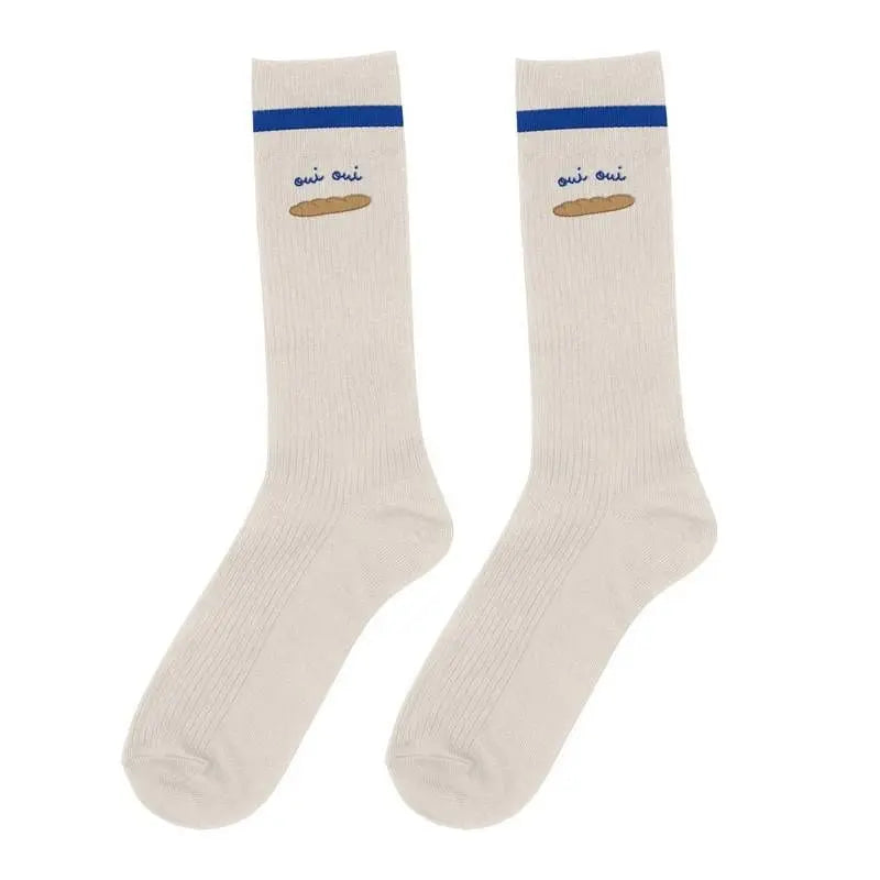 Oui Oui Embroidered Socks