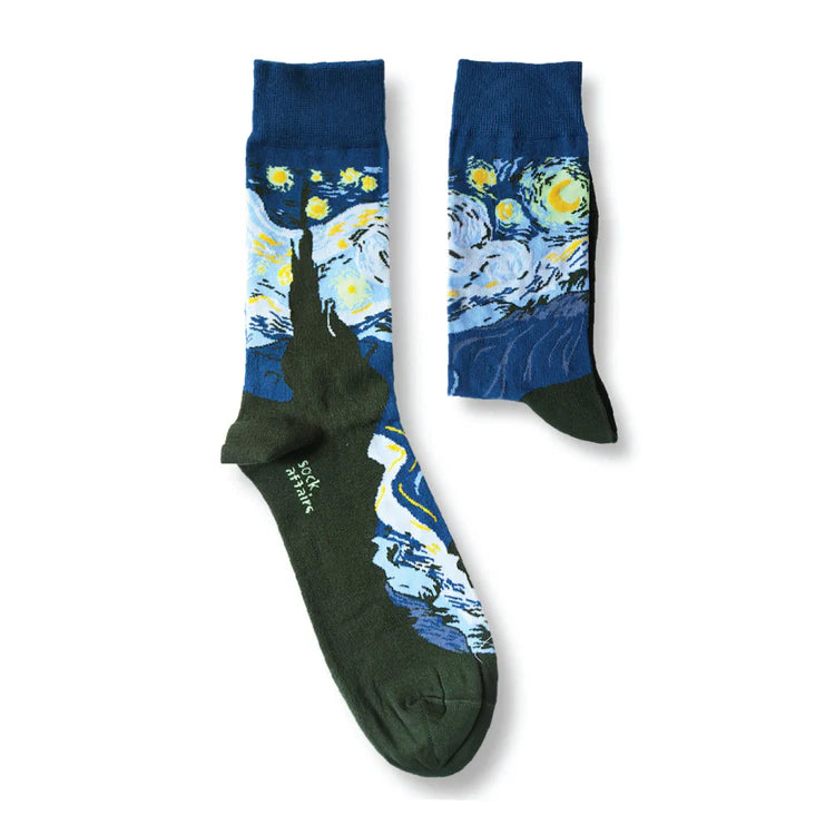 Socks - Van Gogh - Starry Night
