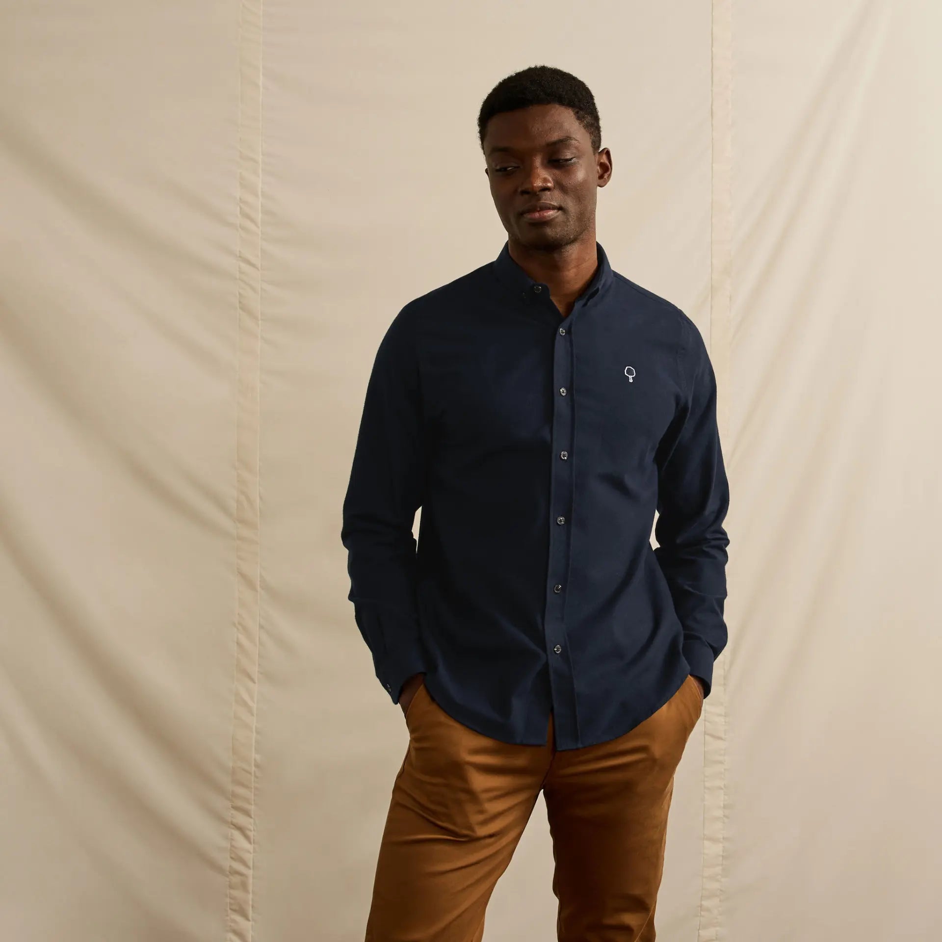 Chemise Coton - Ivoy Bleu Marine