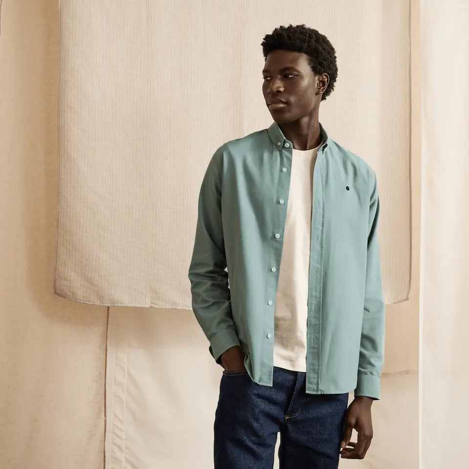 Chemise Coton - Ivoy Vert d'eau