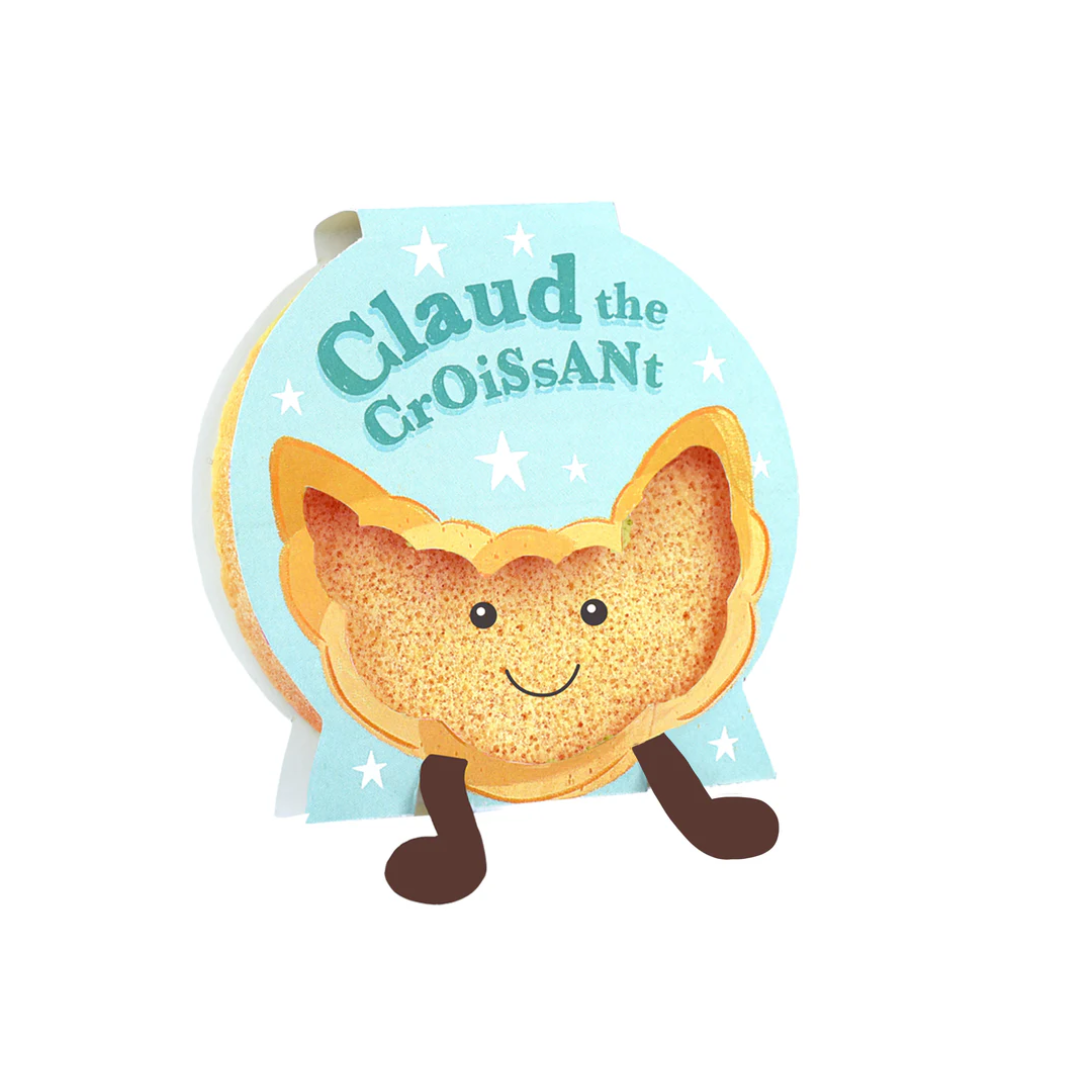 Éponge-savon Exfoliante - Claude the Croissant