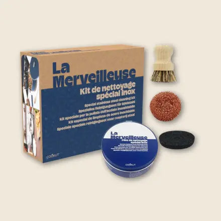 Kit de Nettoyage pour l'Inox - La Merveilleuse de Cookut