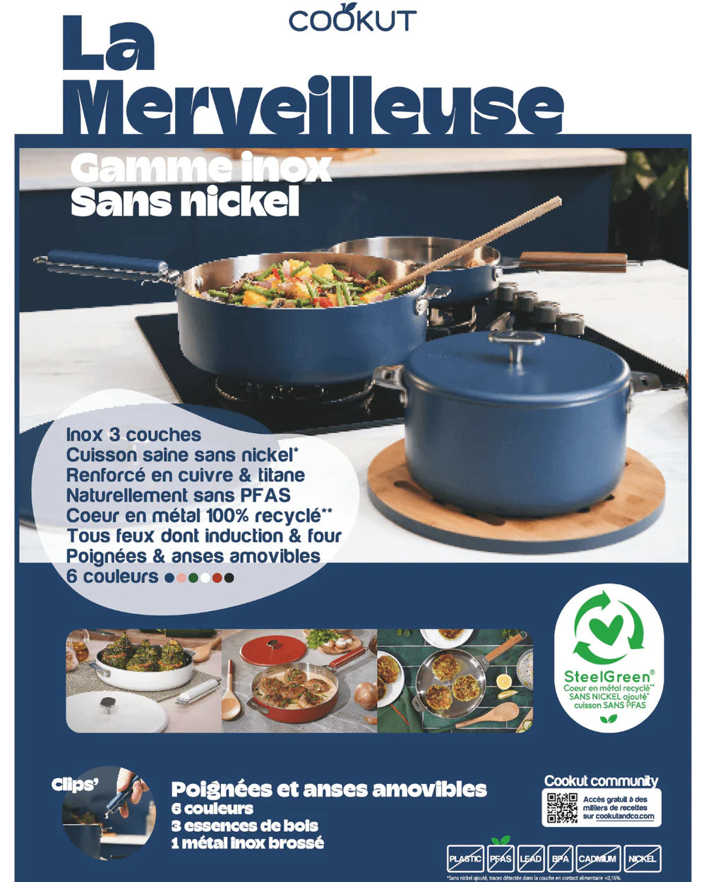 Casserole La Merveilleuse en Inox 20cm