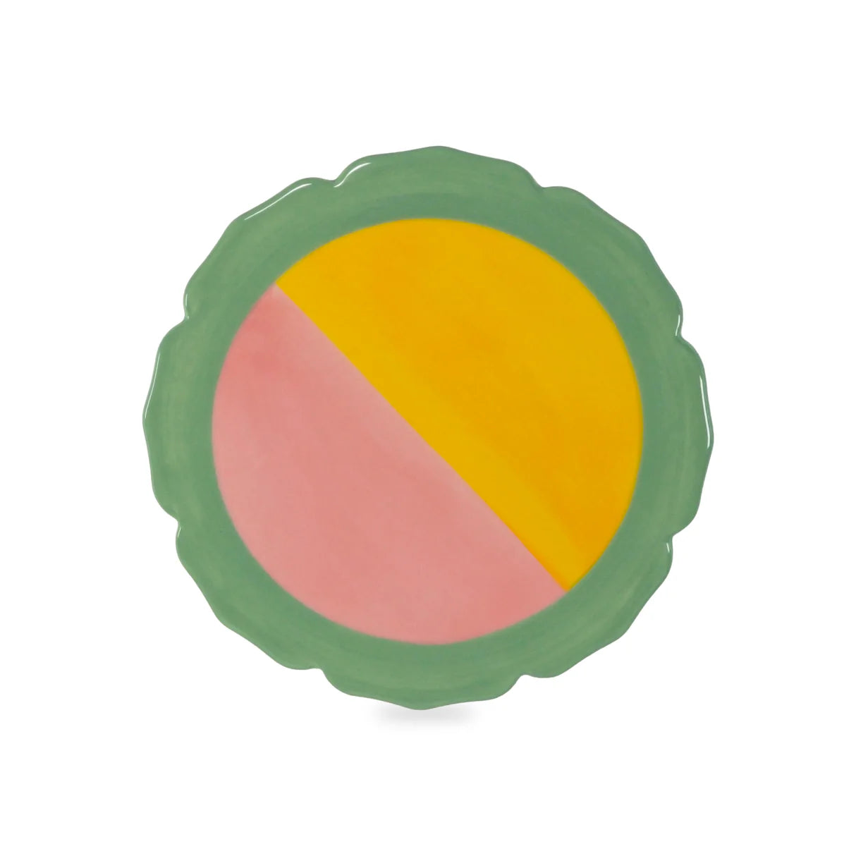 Dessous de plat en grès - Vert