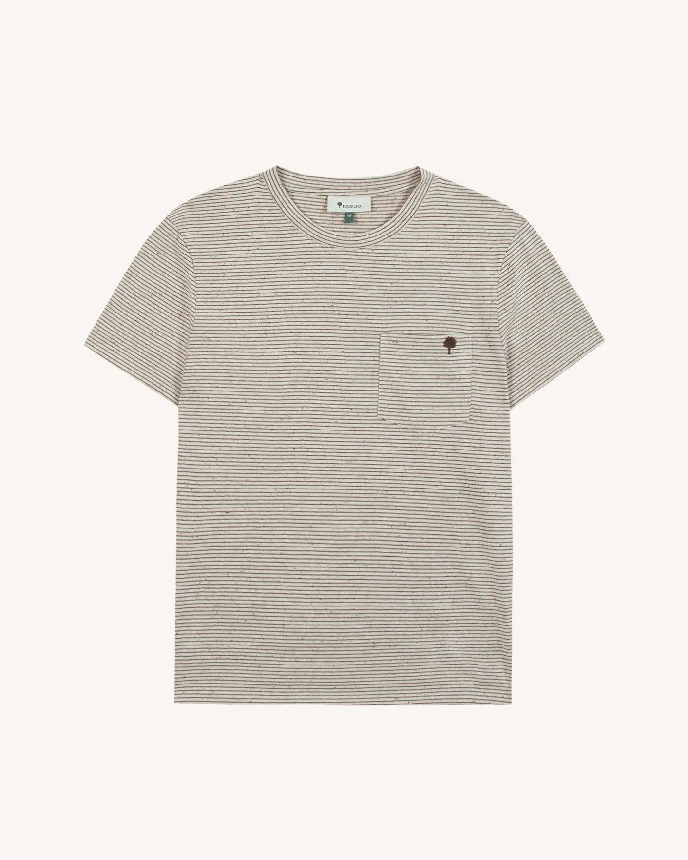 T-Shirt Olonne Ecru et Kaki