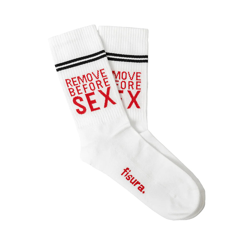 Chaussettes "Remove before sex"