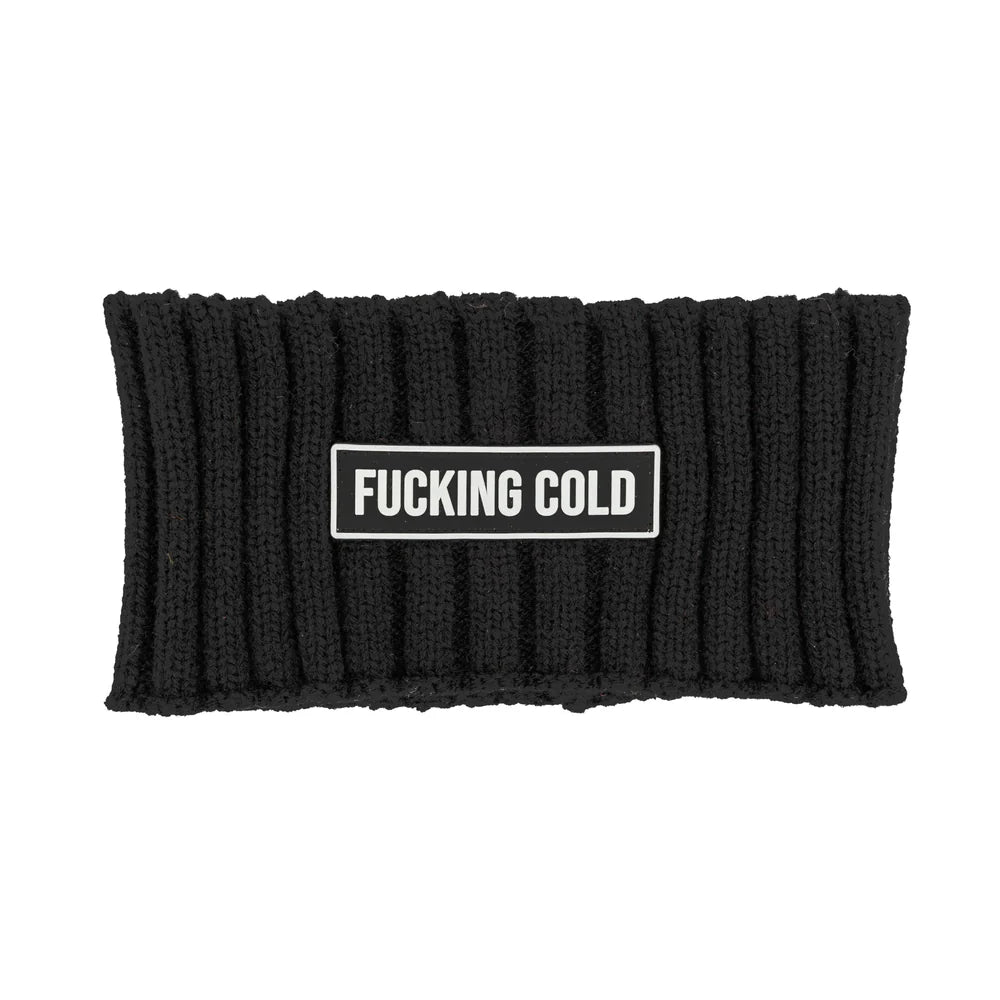 "Fucking Cold" Headband - Black