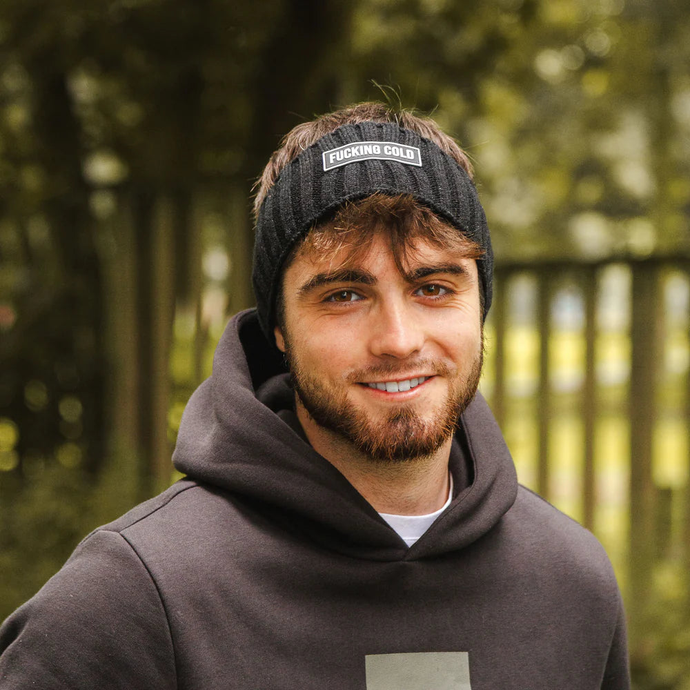 "Fucking Cold" Headband - Black
