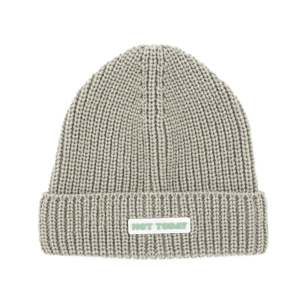 "Niet vandaag" muts - Grijs