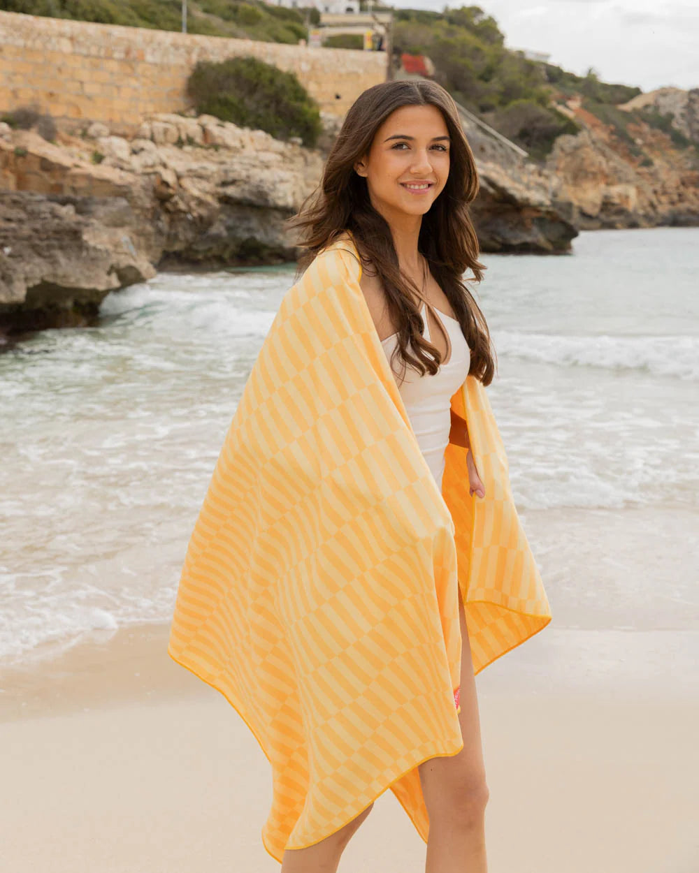 Serviette de plage Honey – Jaune Soleil