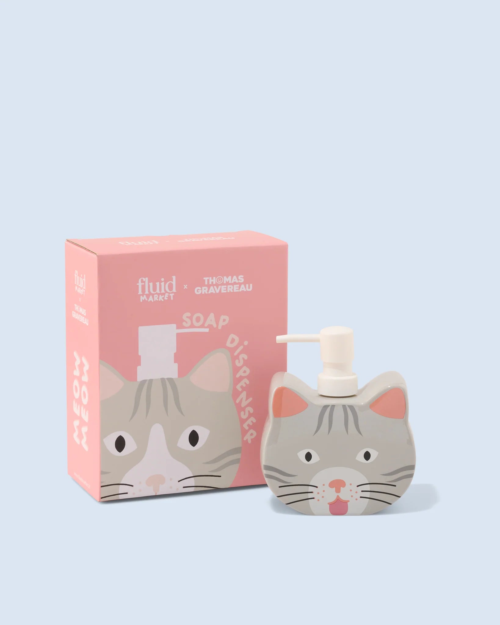 Distributeur de savon - Chat