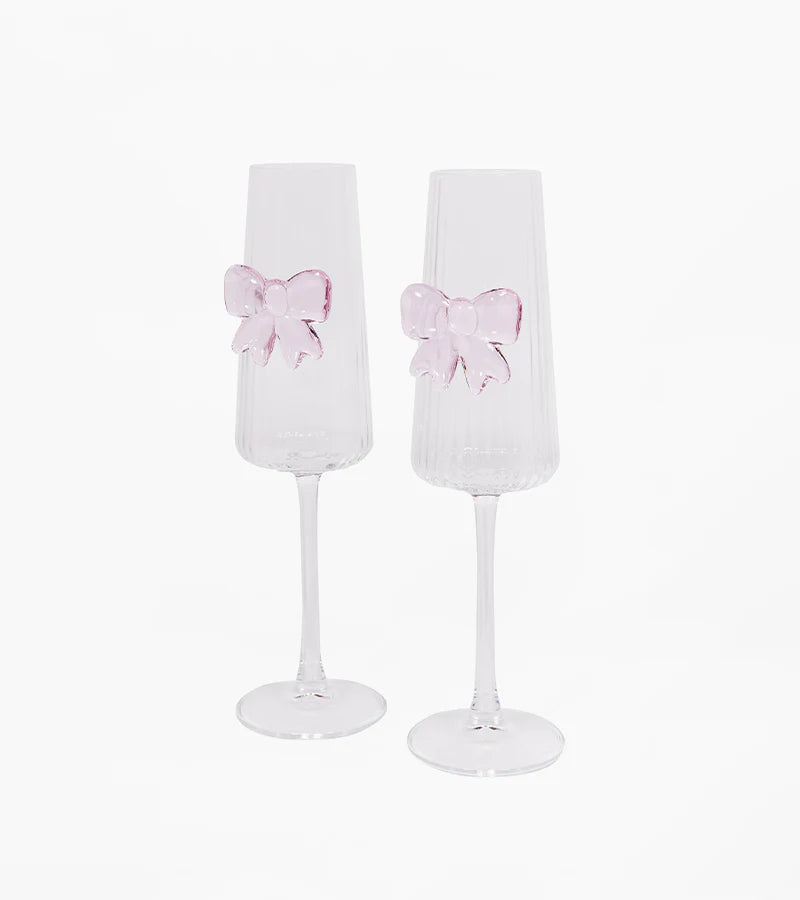 Coffret de 2 Flûtes à Pétillant Nœud
