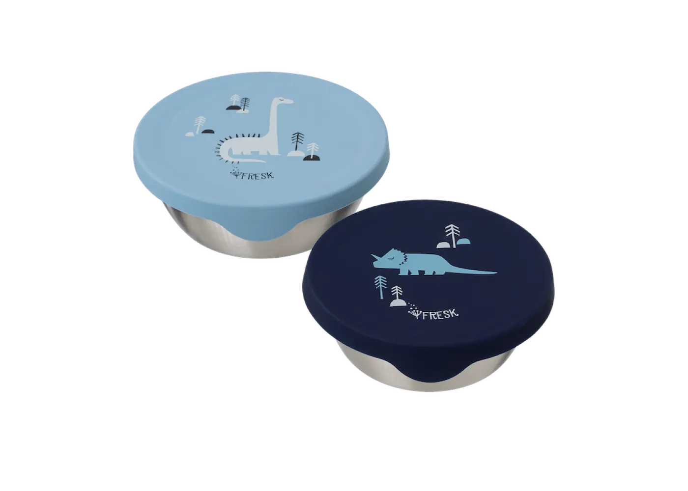 Round Snack Boxes - Dino