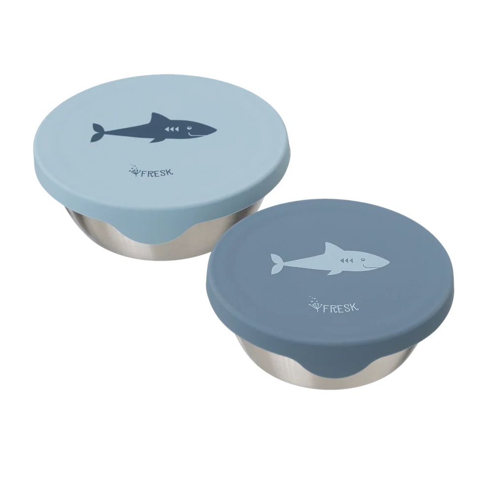 Round Snack Boxes - Shark