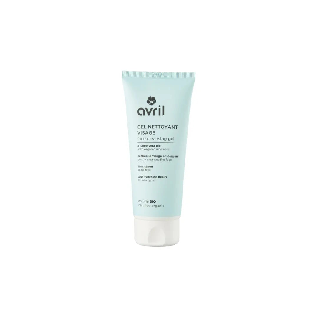 Gel nettoyant visage à l'aloe vera bio - 100ml