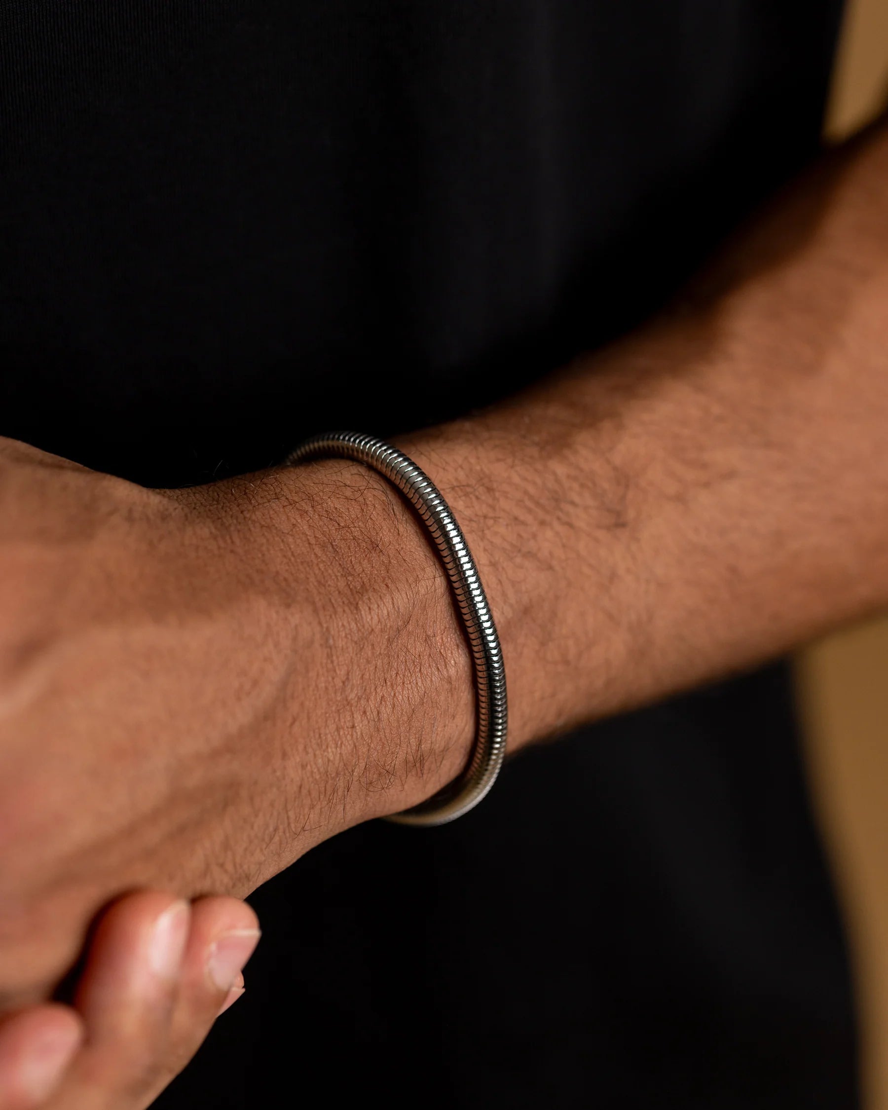 Bracelet Chaîne Serpent Mora Silver