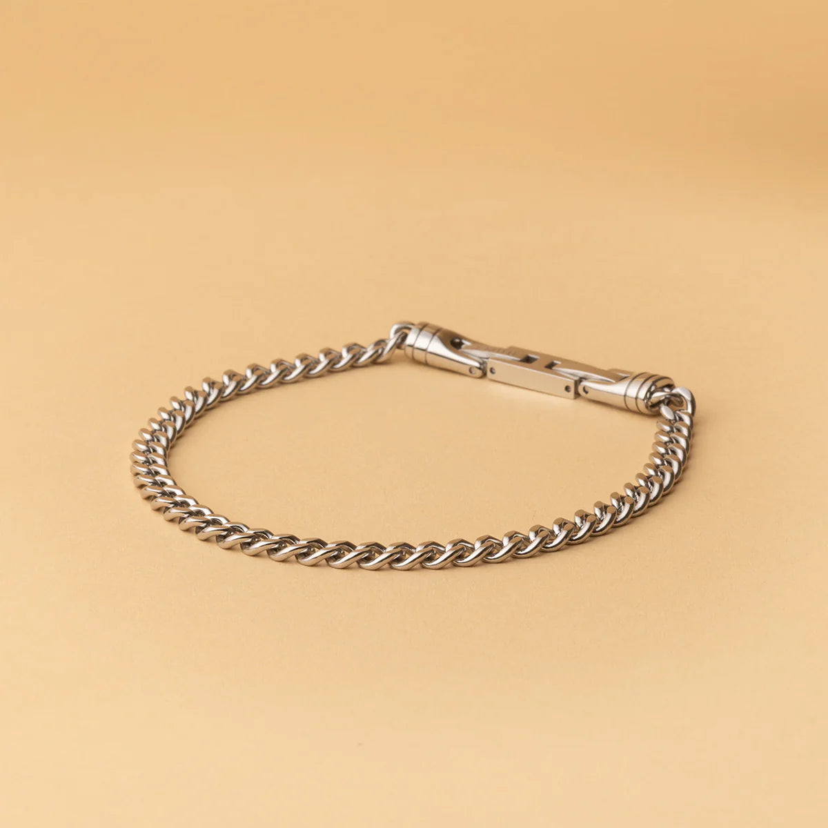 Bracelet Chaîne Cubaine Silver