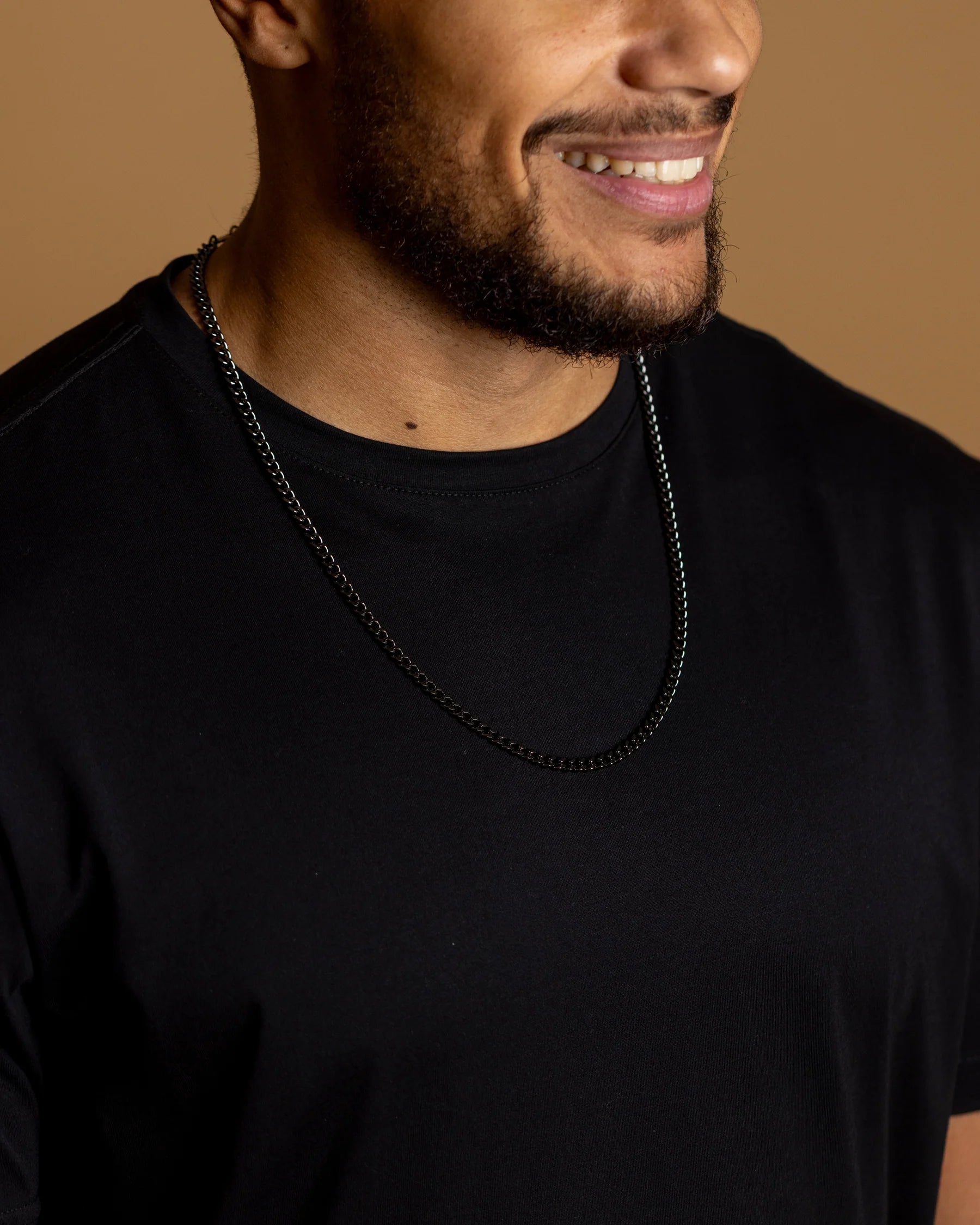 Collier Chaîne Leno Black