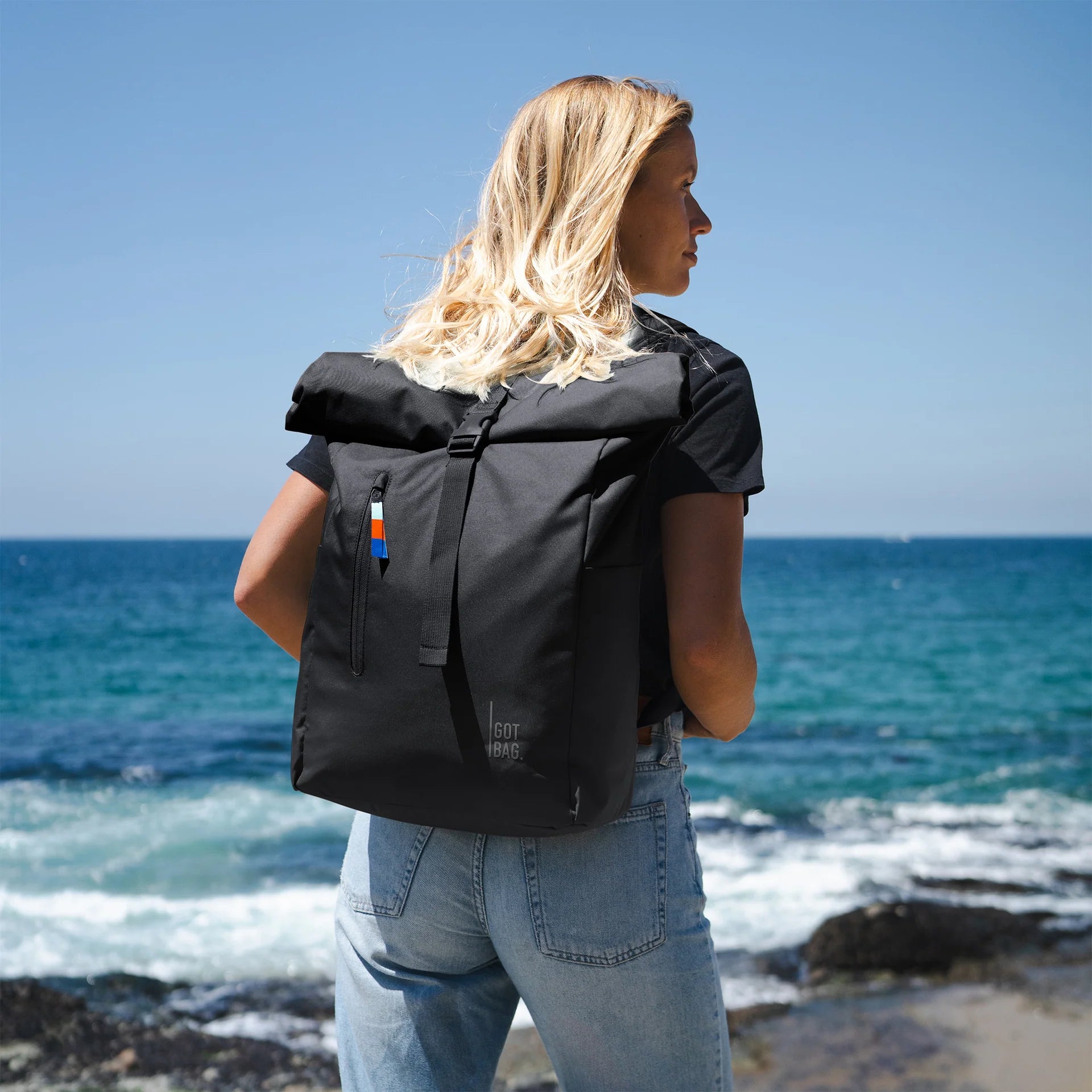 Sac à dos Rolltop Easy Black