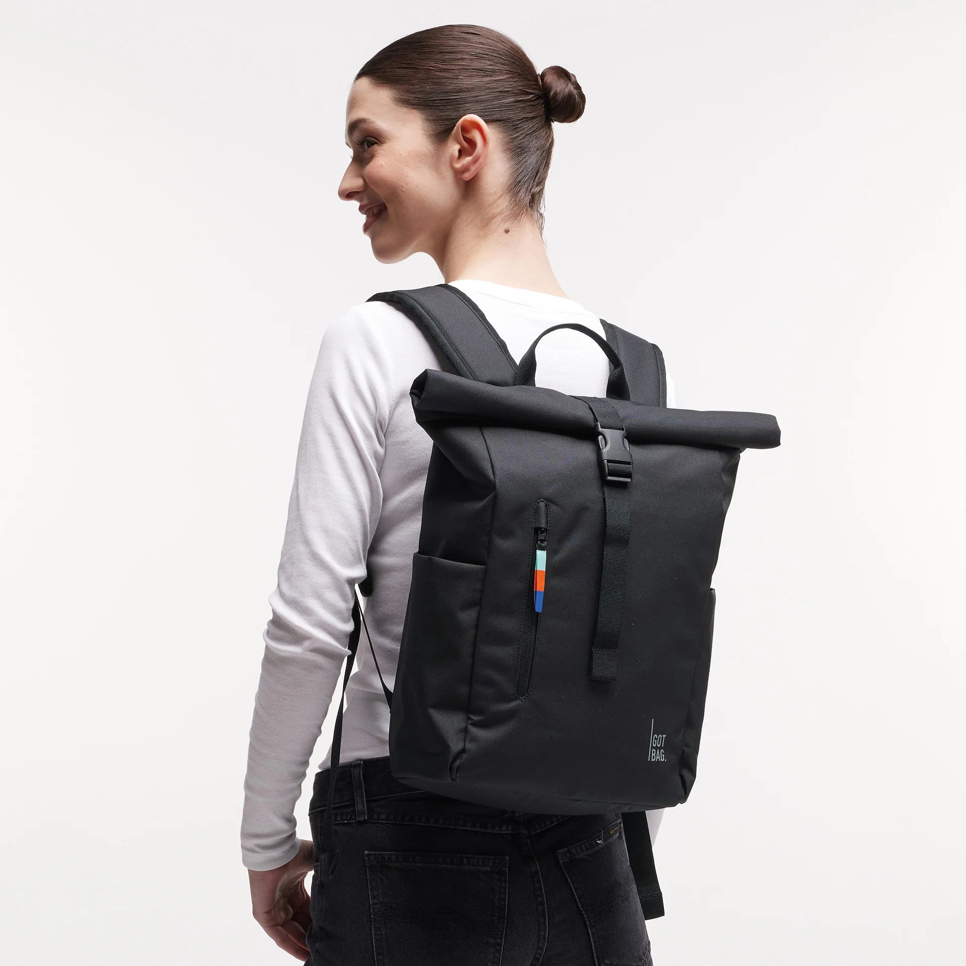 Sac à dos Rolltop Easy Black Small