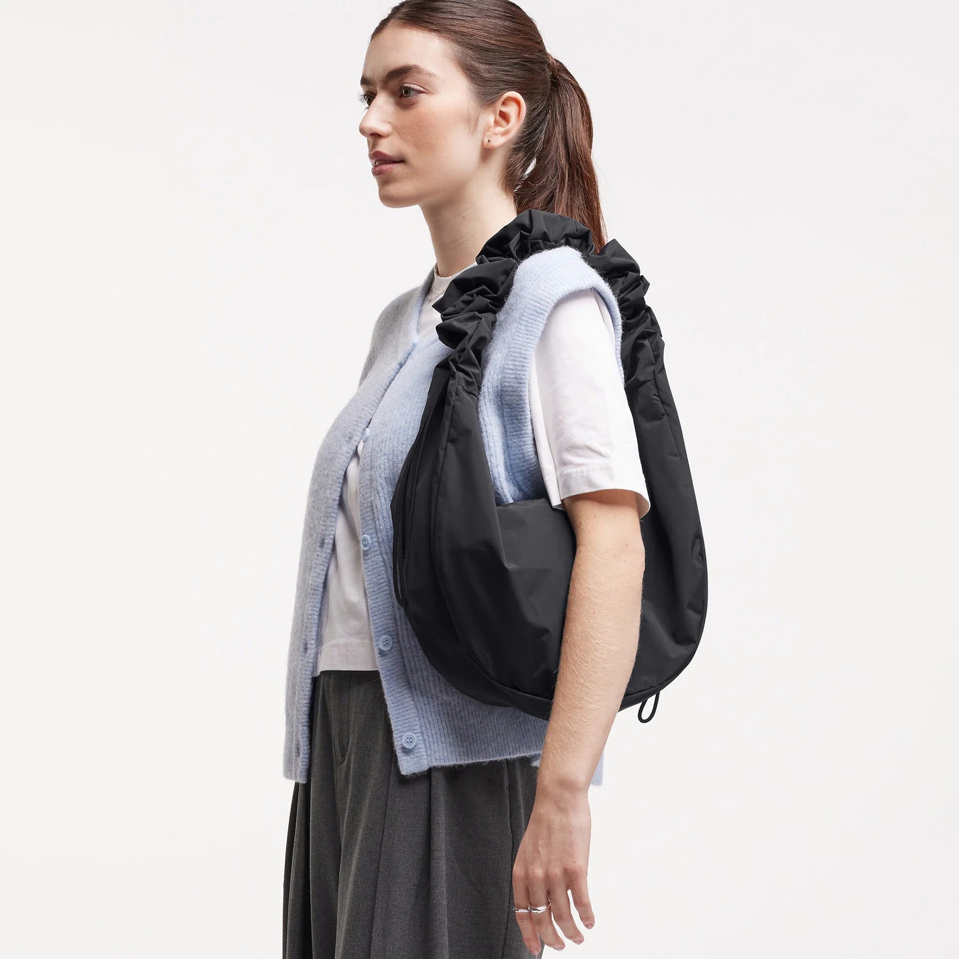 Sac en bandoulière Ruffle - Black