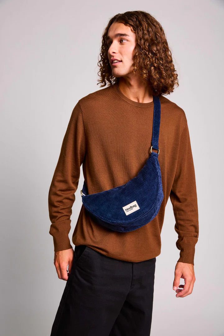 Andrea Fanny Pack - Navy Velvet