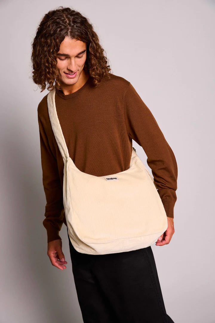 Claire Hobo Bag - Beige Velvet
