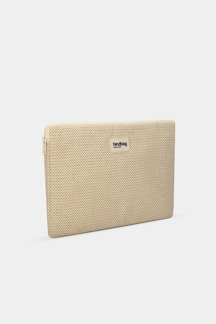 Laptophoes 15" Ava Vlechtwerk nude M