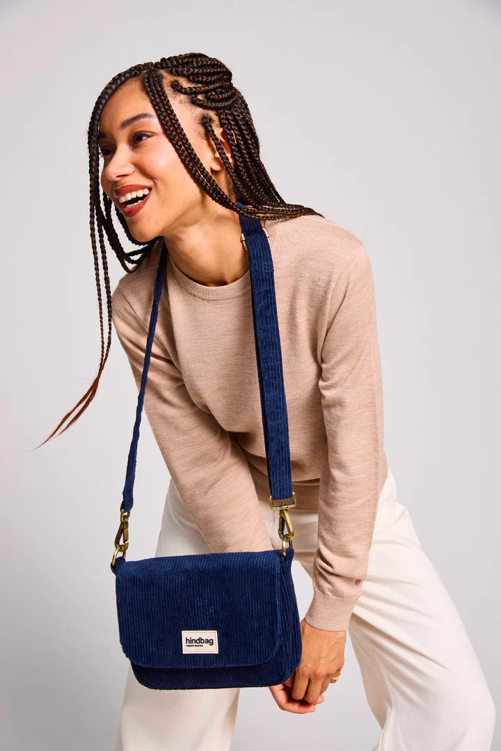 Margault Bag - Navy Velvet