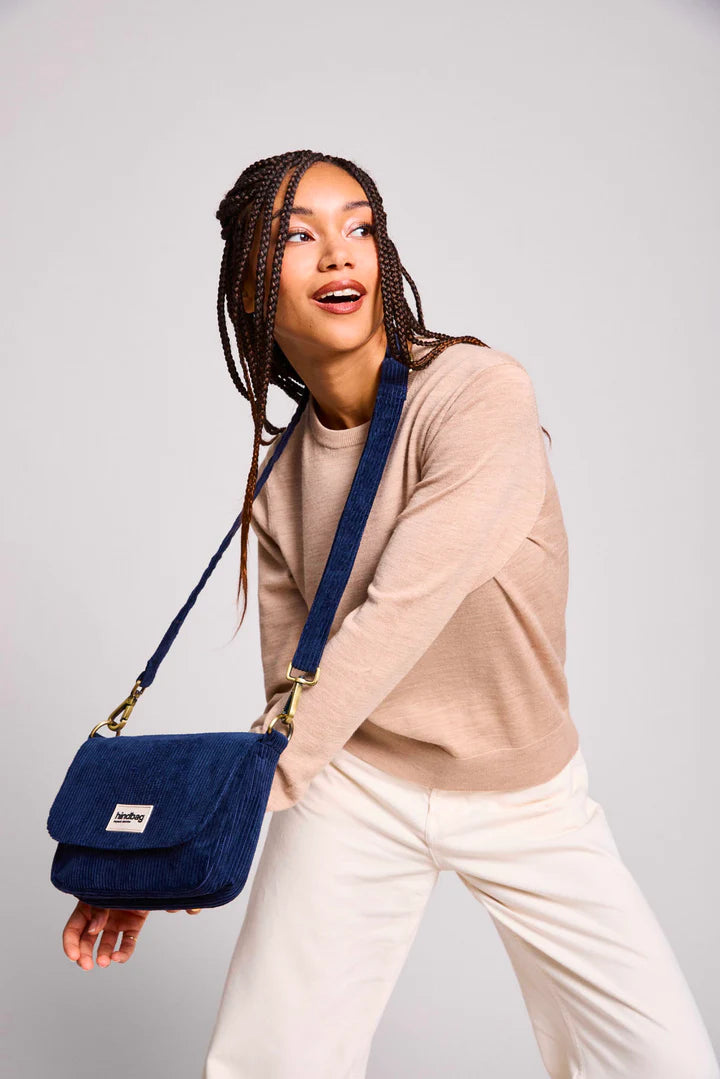 Margault Bag - Navy Velvet