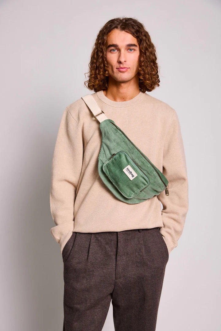 Sofia Fanny Pack - Sea Green Velvet
