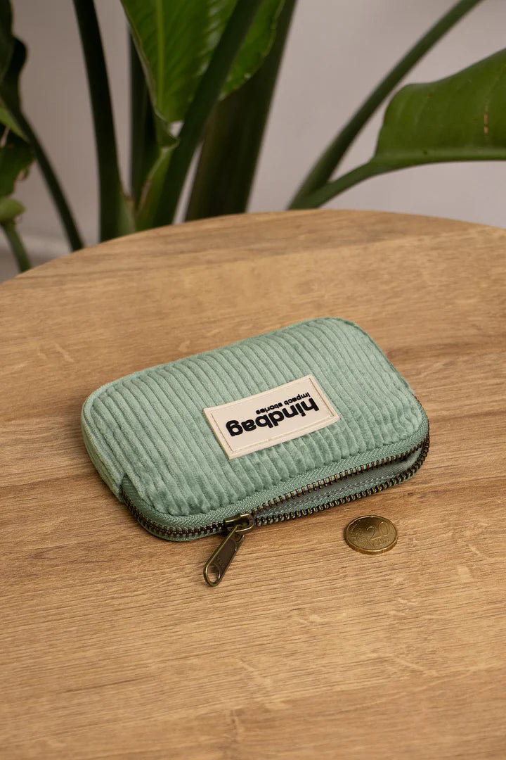 Lili purse - Sea green velvet