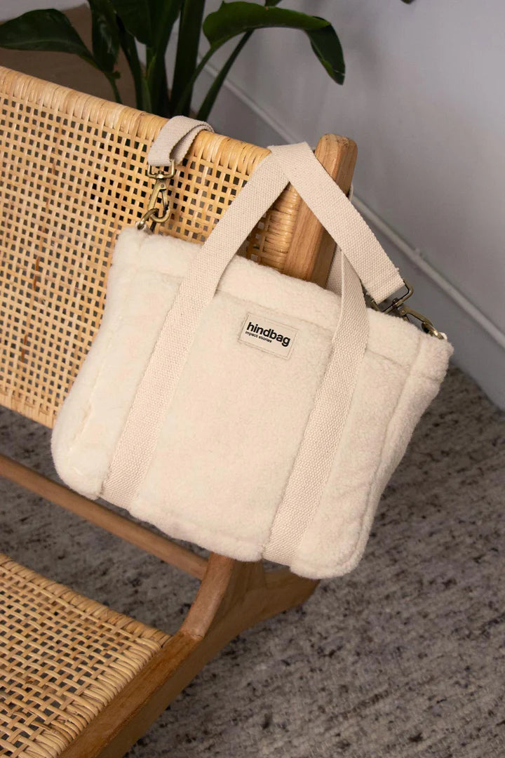 Mini Louise Tote Bag - Arctic Teddy