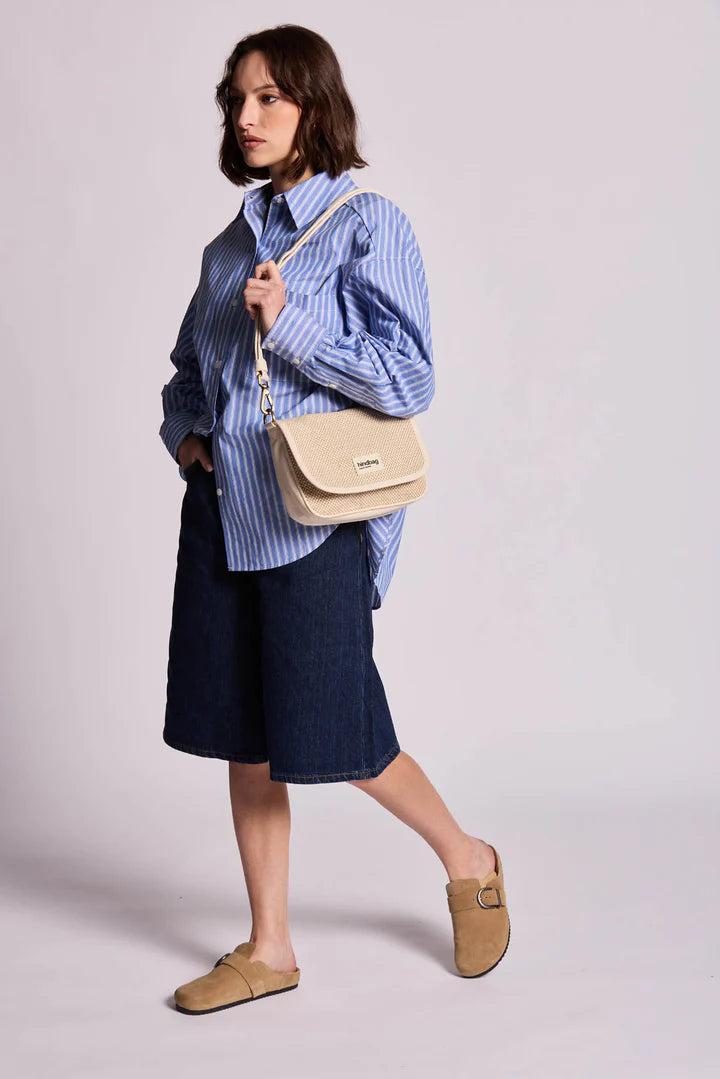 Handtas Margault Gevlochten nude