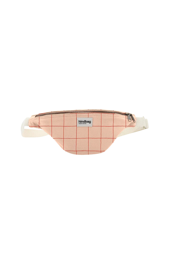 Olivia Pink/Red Checkered Fanny Pack