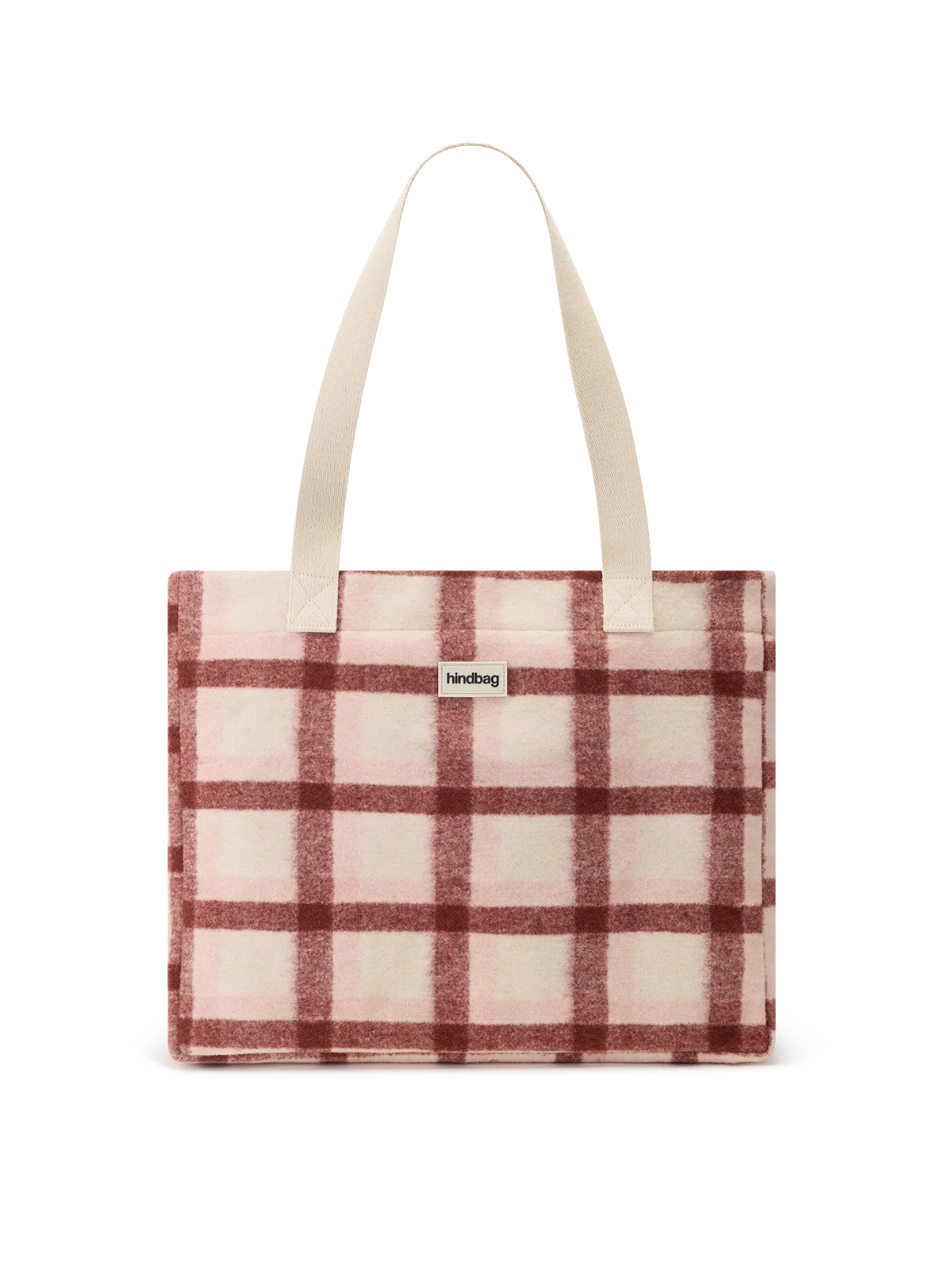 Claude Tartan Pink Tote Bag