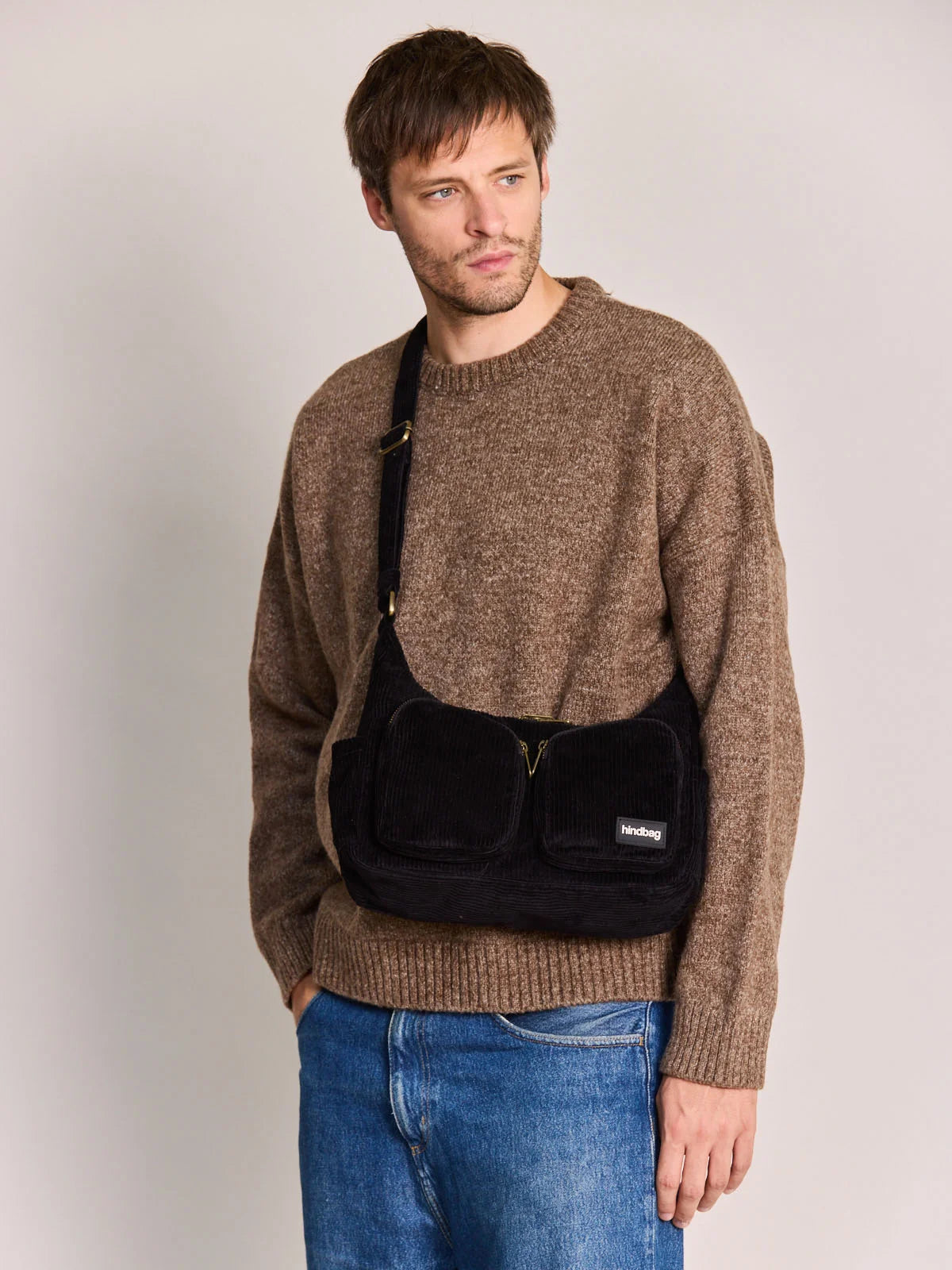 Sac Multipocket Emile velours noir