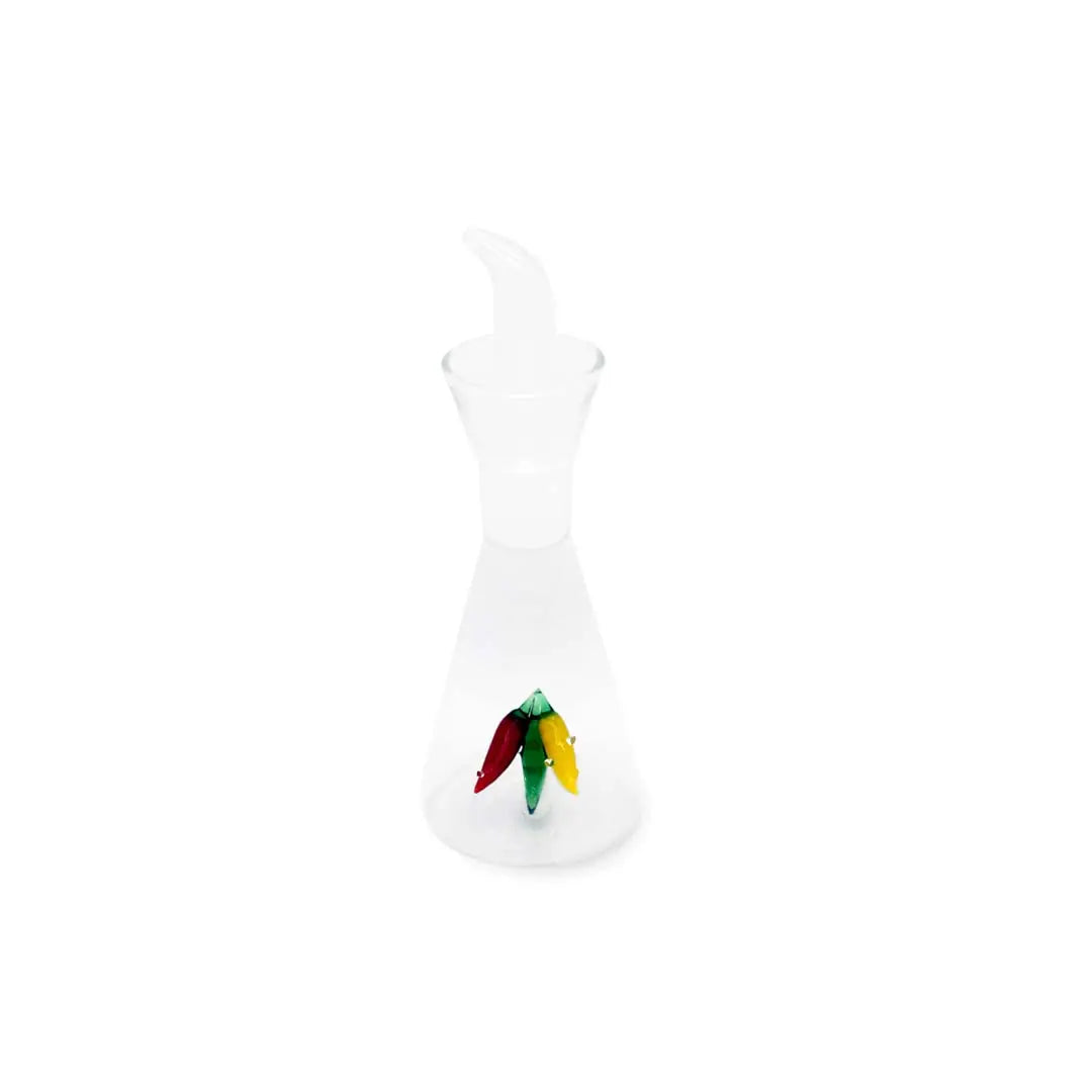 Glass oil cruet - Chili pepper 250 ml