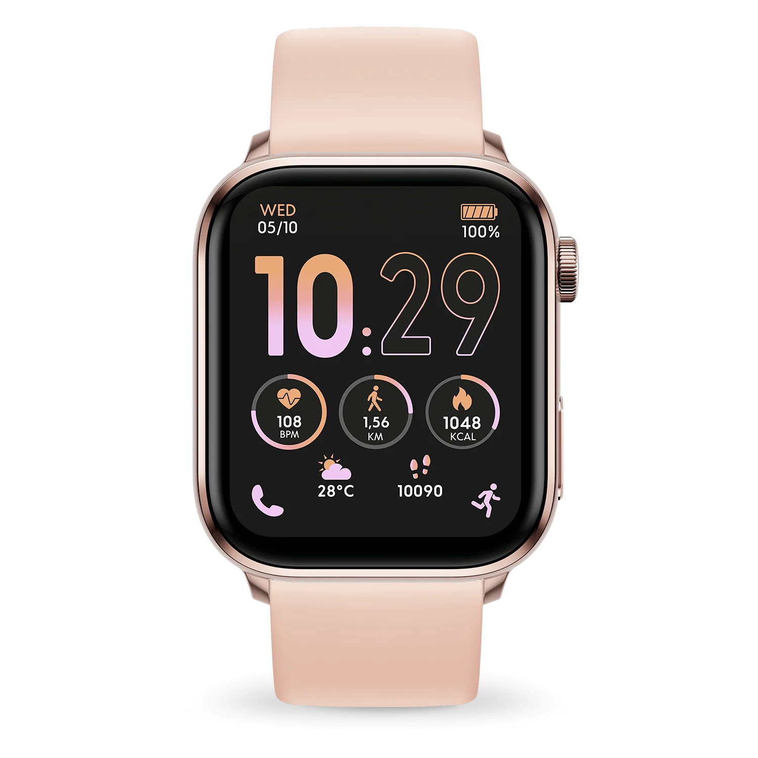ICE smart 3.0 connected watch - Rose Gold nude