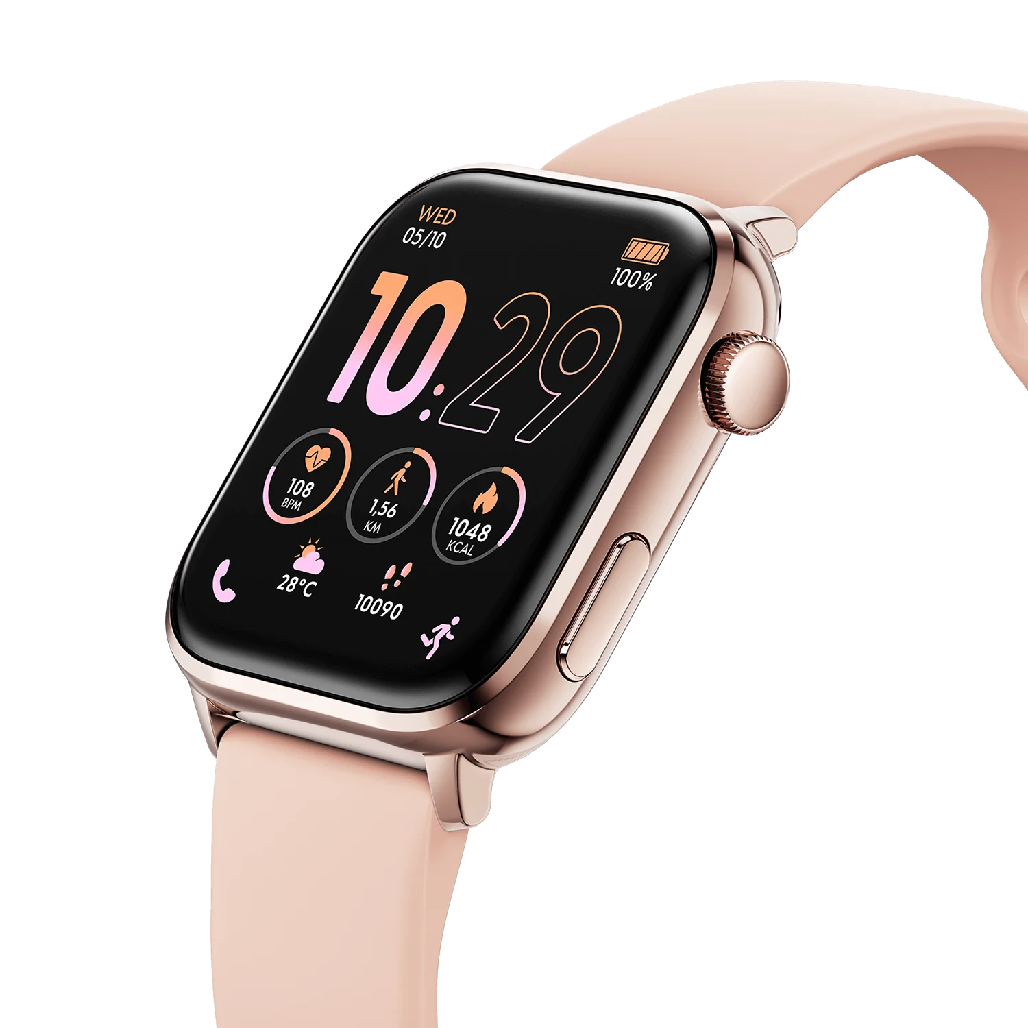 ICE smart 3.0 connected watch - Rose Gold nude