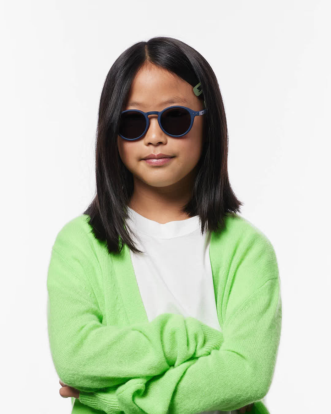 Kinderzonnebril #D Marineblauw 7-11 jaar