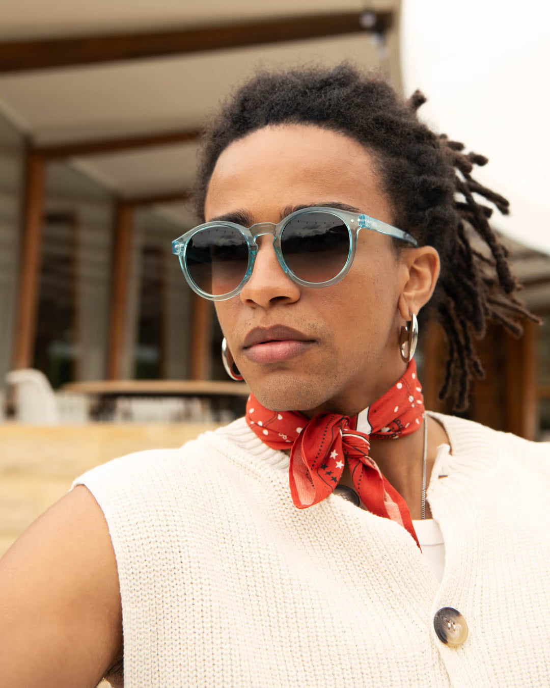 Sunglasses #M Turquoise Stone