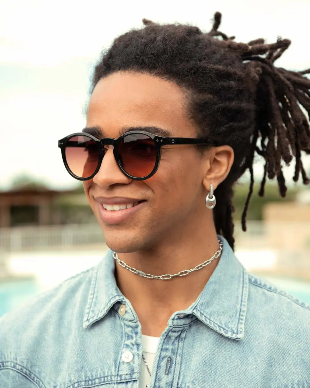 Sunglasses #M Black Road