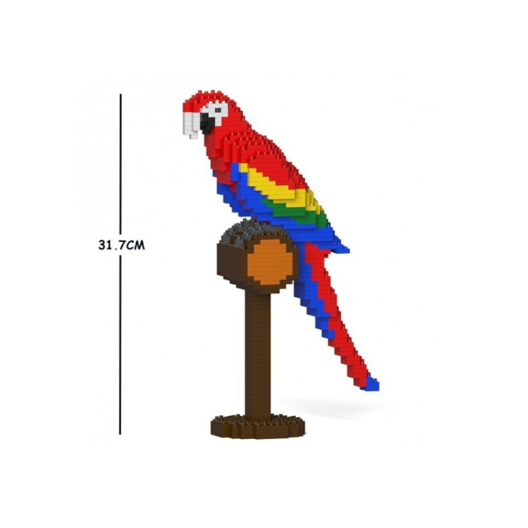 Jeu de Construction Perroquet Ara Scarlet Macao