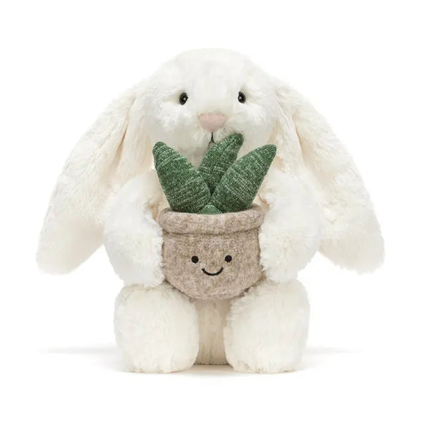  Cream Bunny Plant 新品タグ付き Cream Bunny with Plant Plush - Jellycat